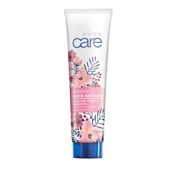 Cremă de mâini și unghii cu vitamina E, glicerină și iasomie Avon Care Avon imagine noua 2022 scoalamachiaj.ro