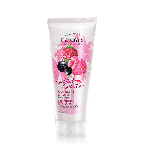 Cremă de mâini Naturals Cocktails cu zmeură și coacăze