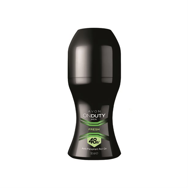Deodorant antiperspirant cu bilă On Duty Fresh pentru El Avon imagine noua 2022 scoalamachiaj.ro