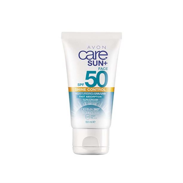 Cremă hidratantă cu protecție solară SPF 50 UVA/UVB Face Shine Control Avon cel mai bun pret online pe cosmetycsmy.ro