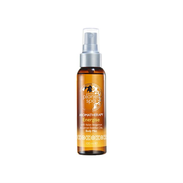 Spray de corp aromaterapie cu ulei esențial de bergamotă italiană și lămâie Avon Avon