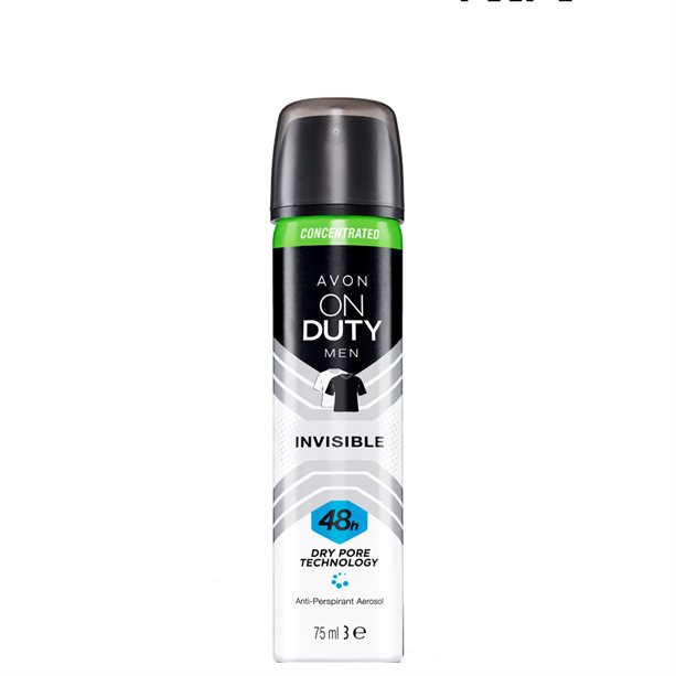 Deodorant spray On Duty Invisible pentru El Avon Avon