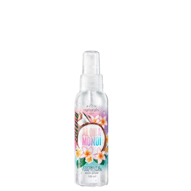 Spray aromat cu flori de Tiare și cocos, 100ml