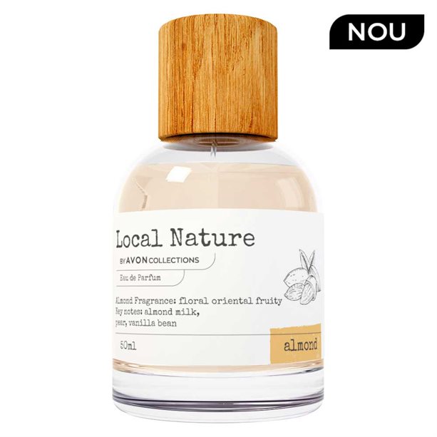 Apă de parfum Local Nature – Migdale Avon imagine noua 2022 scoalamachiaj.ro