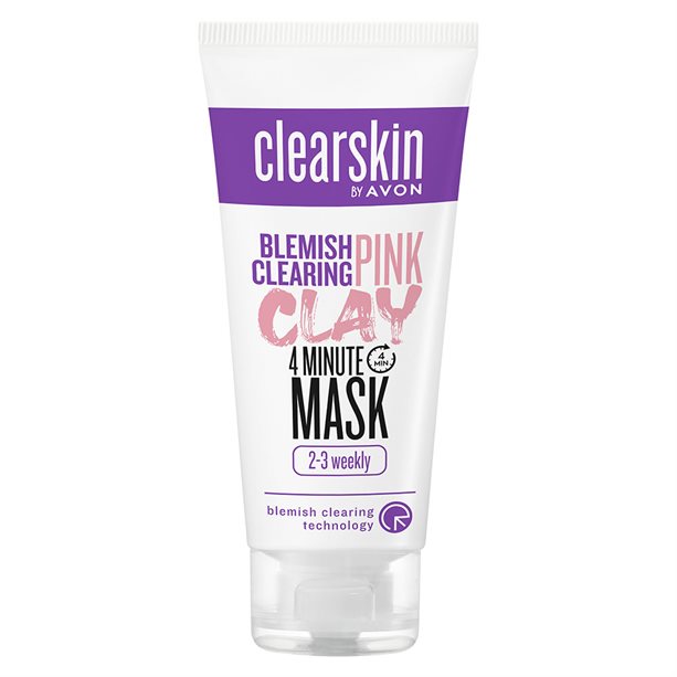 Avon Mască pentru față pink clay 4 minute