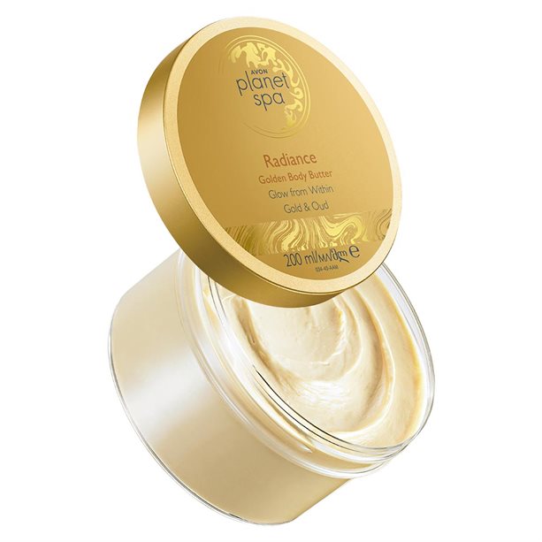 OFERTĂ SPECIALĂ Unt de corp cu particule aurii Planet Spa Radiance
