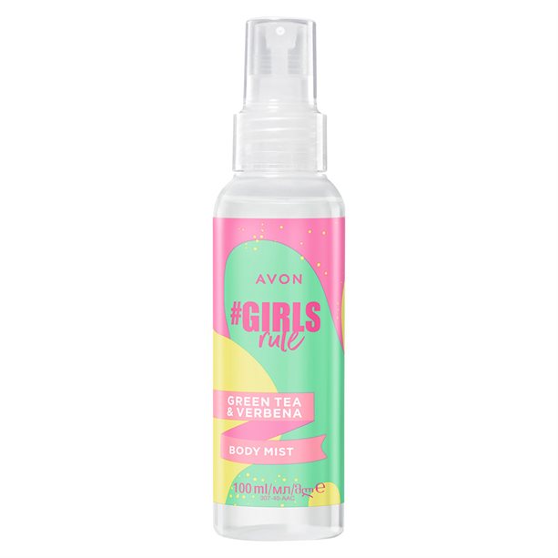 Spray de corp #girls rule cu verbenă și ceai verde