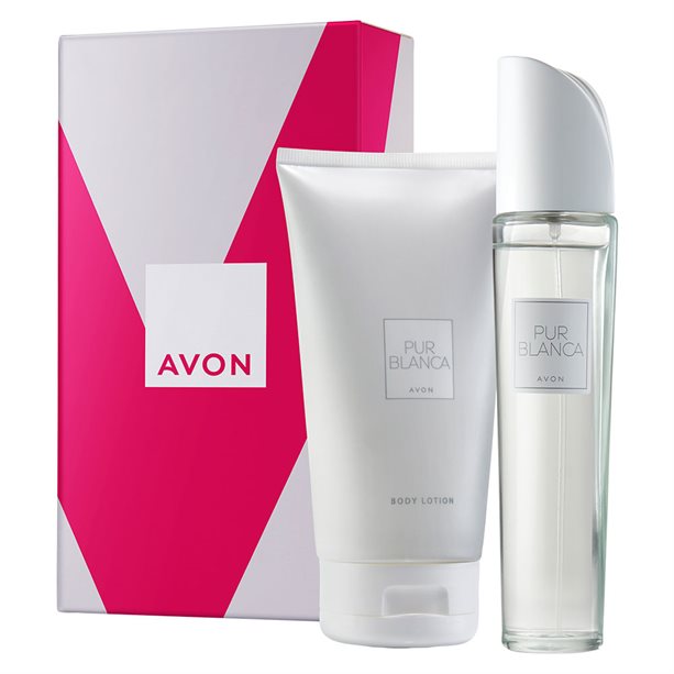 Avon Set cadou pur blanca