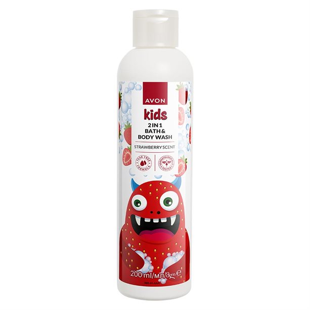 OFERTĂ SPECIALĂ Gel de duș și spumant de baie cu aromă de căpșuni