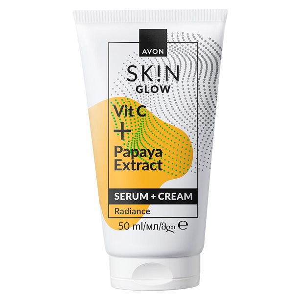 Ser + cremă pentru luminozitate Avon SK!N