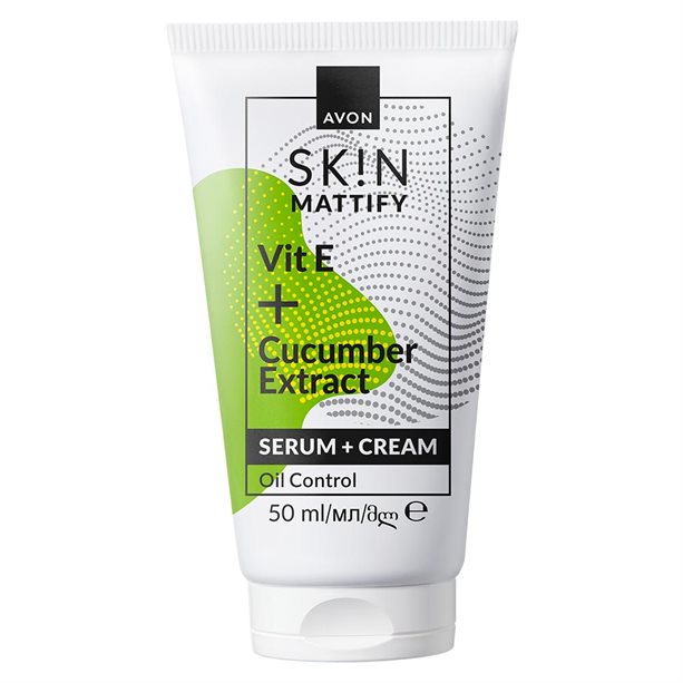 Cremă + ser cu efect matifiant Avon SK!N