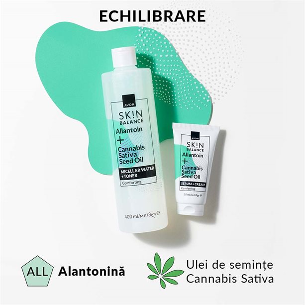 Ser + cremă cu efect calmant Avon SK!N