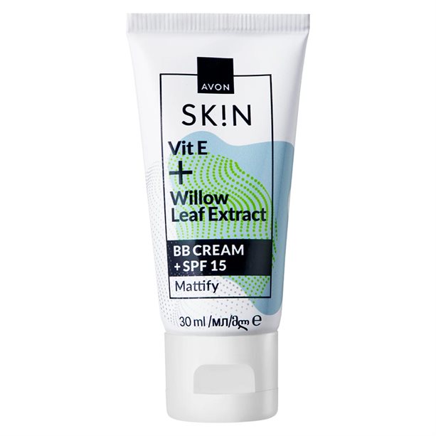 Cremă matifiantă BB cu SPF15 Avon SK!N - Light