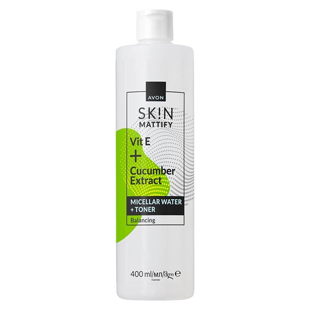 Apă micelară + Toner cu efect matifiant Avon SK!N