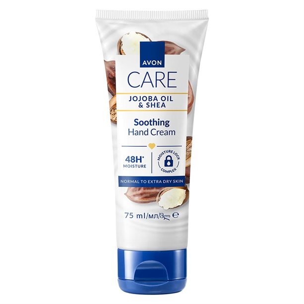 Cremă de mâini calmantă cu ulei de jojoba și shea