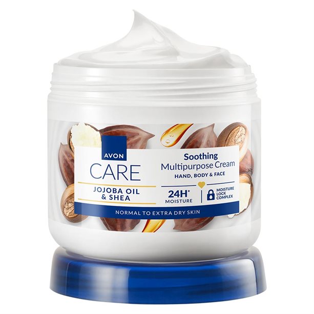 Cremă multifuncțională calmantă cu ulei de jojoba și shea