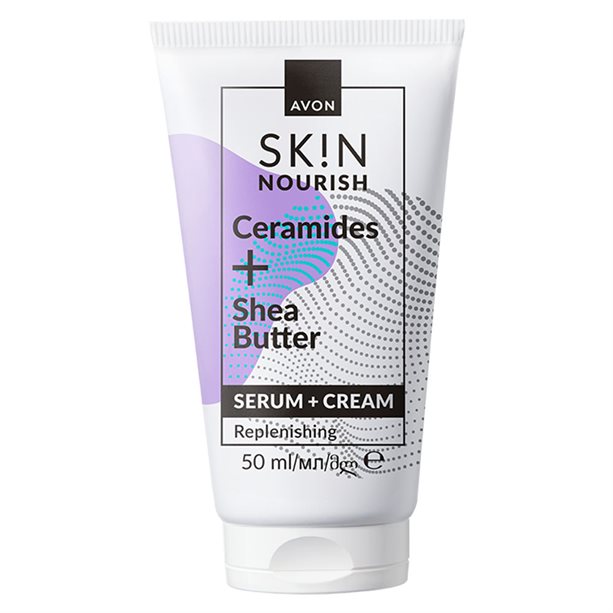 Ser + cremă hrănitoare Avon SK!N