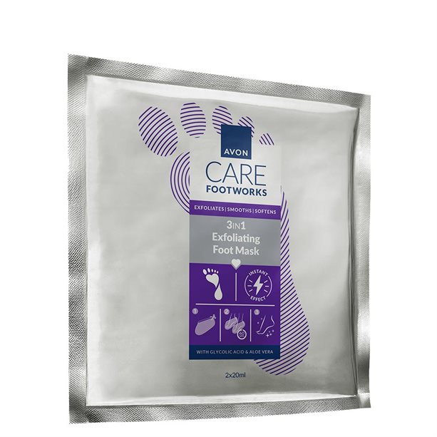 Mască exfoliantă 3-în-1 pentru picioare