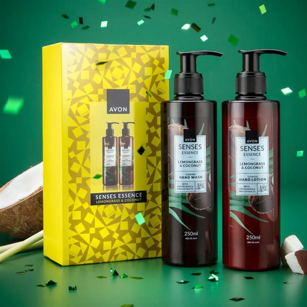 Set cadou Senses Essence Lemongrass & Coconut