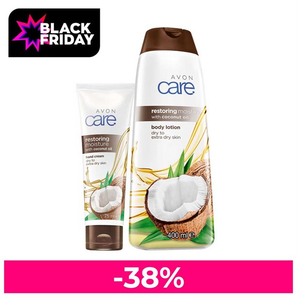 Set Avon Care cu ulei de cocos