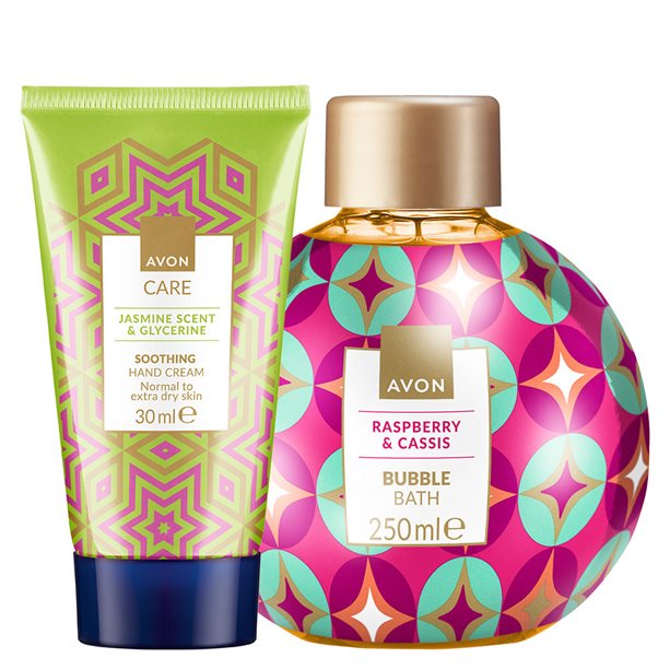 Avon Set răsfăț raspberry&cassis