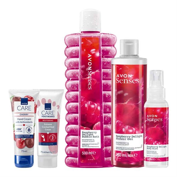 Set Raspberry Delight Avon 