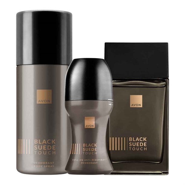 Trio Black Suede Touch