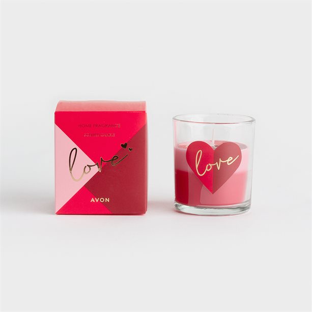 Lumânare parfumată Love Small Jar Avon cel mai bun pret online pe cosmetycsmy.ro