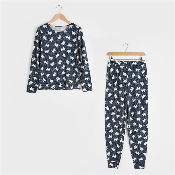 Pijama cu urs polar - L
