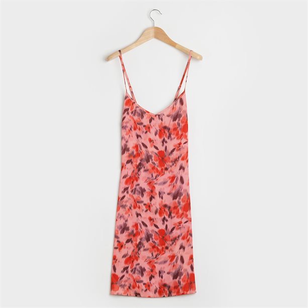 Camasa Satinata Blurred Floral - L