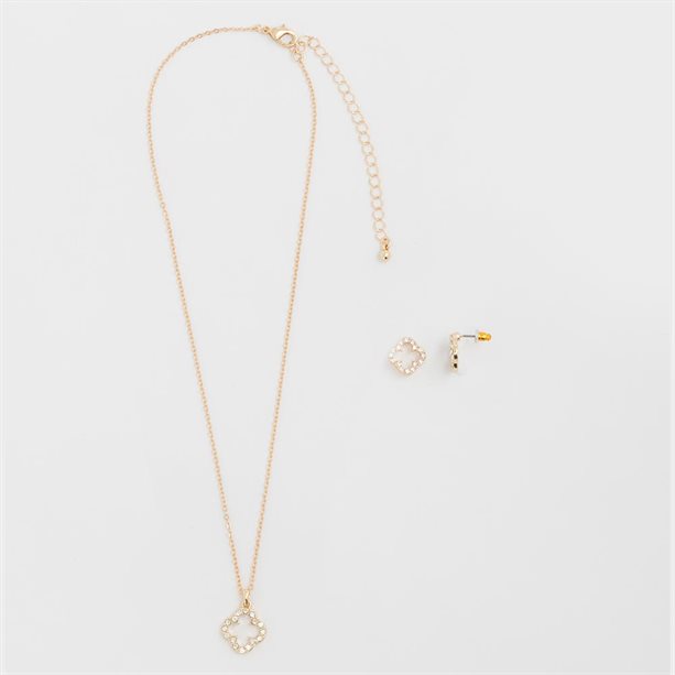 Set 2 piese colier și cercei Love For Every Day