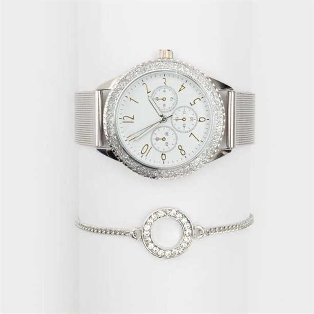 Set de 2 piese ceas și brățară Ezra