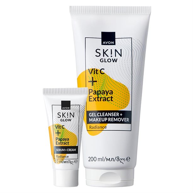 Set SKIN Glow mini-cleanser